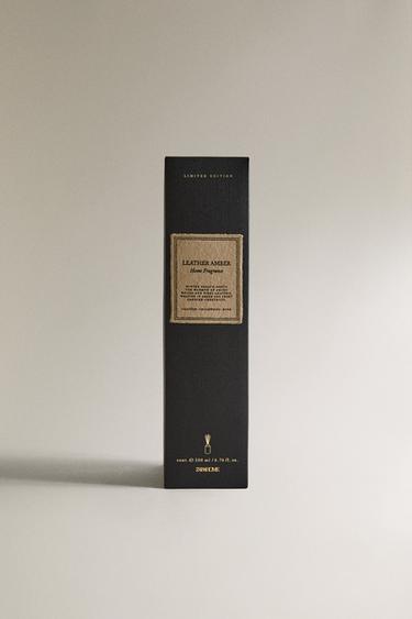 (200 ML) LEATHER AMBER REED DIFFUSERS - Black by Zara - Image 3
