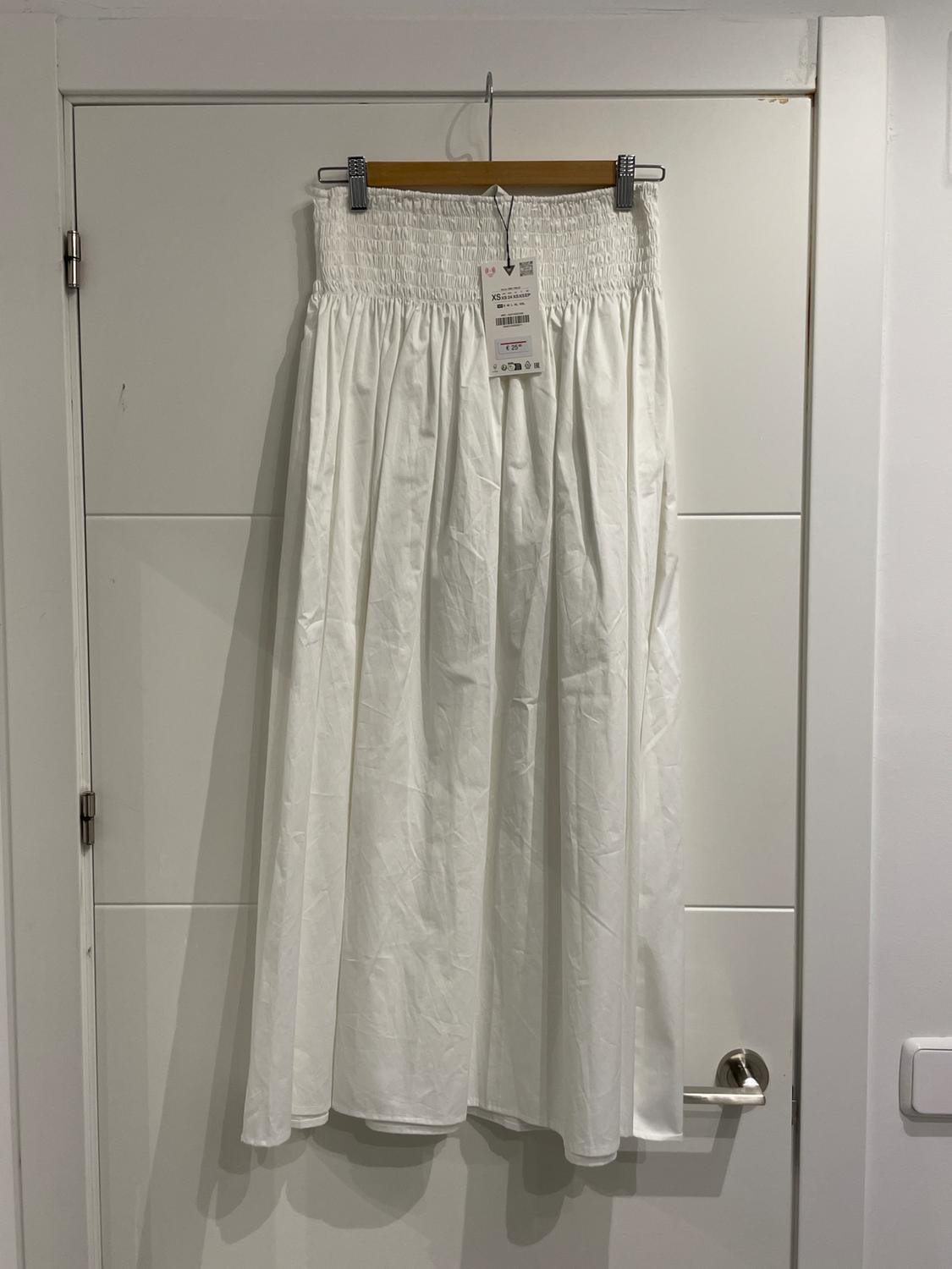 POPLIN MIDI SKIRT - Image 4