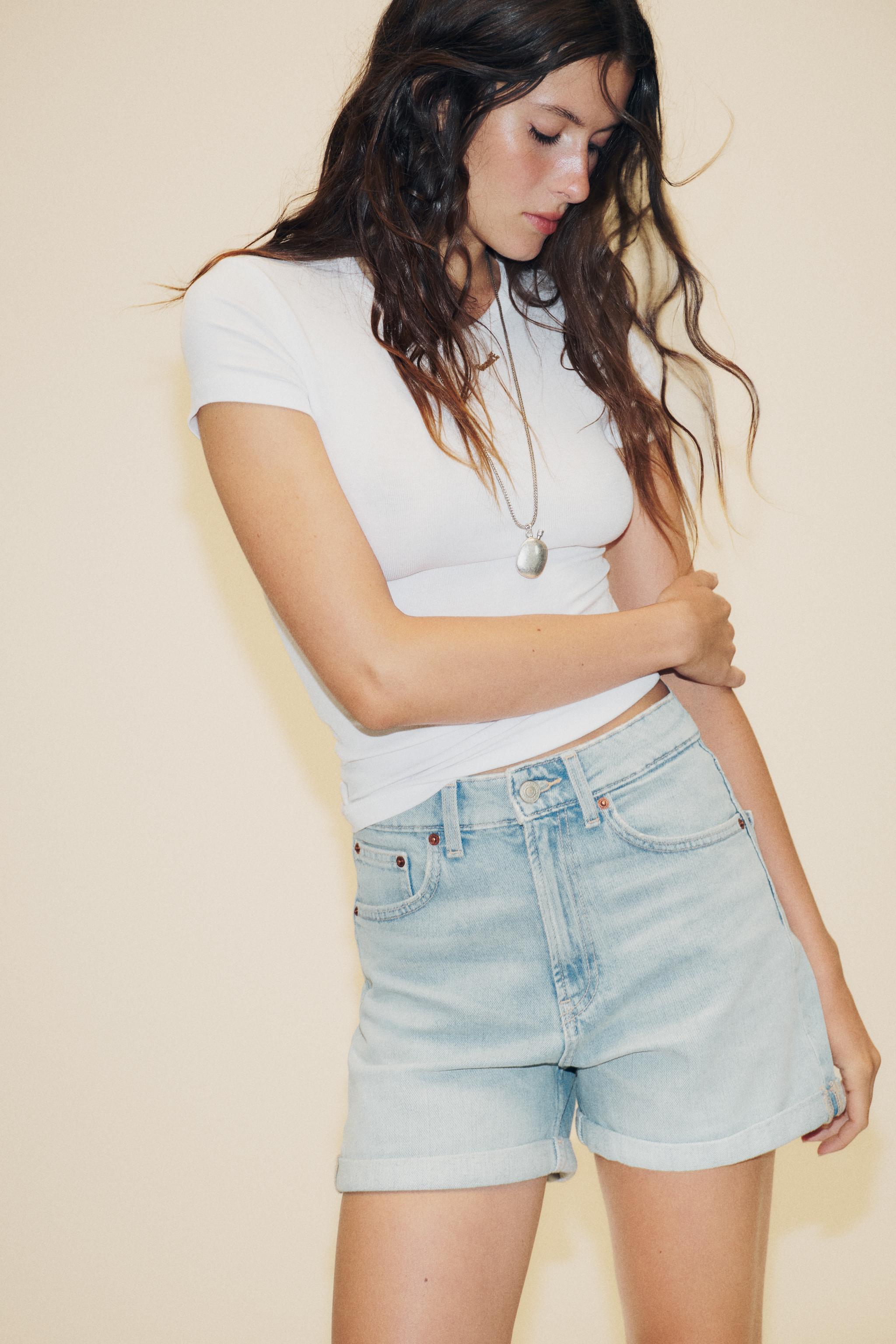 新品未使用タグ付き ZARA ラインストーン カーブド TRF ショートパンツ 楽天市場】zara ショートパンツ（レディースファッション）の通販