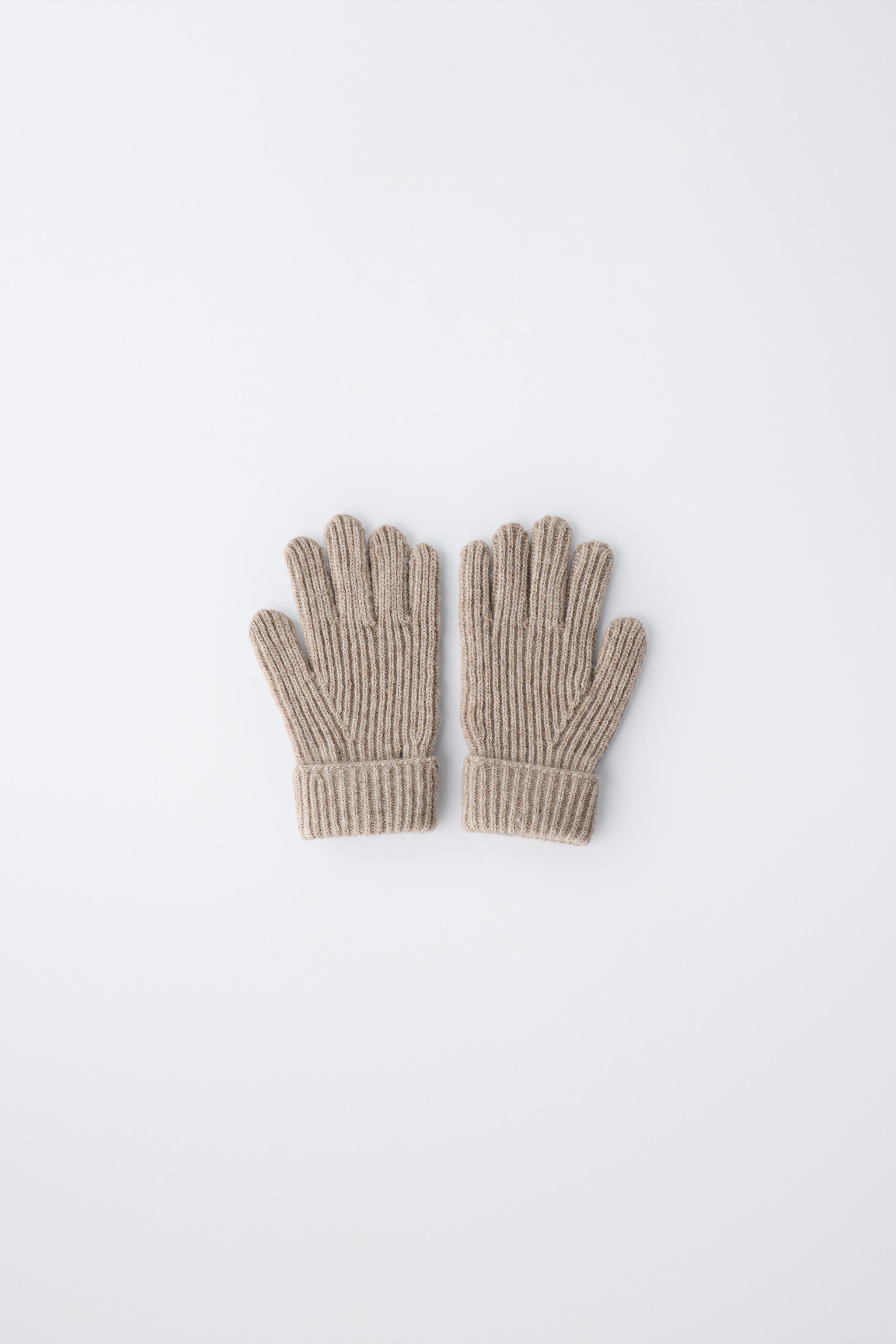 PLAIN KNIT GLOVES