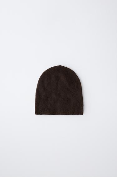FEINE STRICKMÜTZE - Braun von Zara