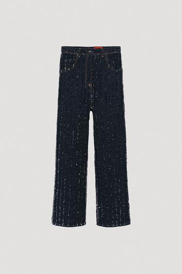 JEANS DESFIADOS LIMITED EDITION - Azul / Índigo da Zara