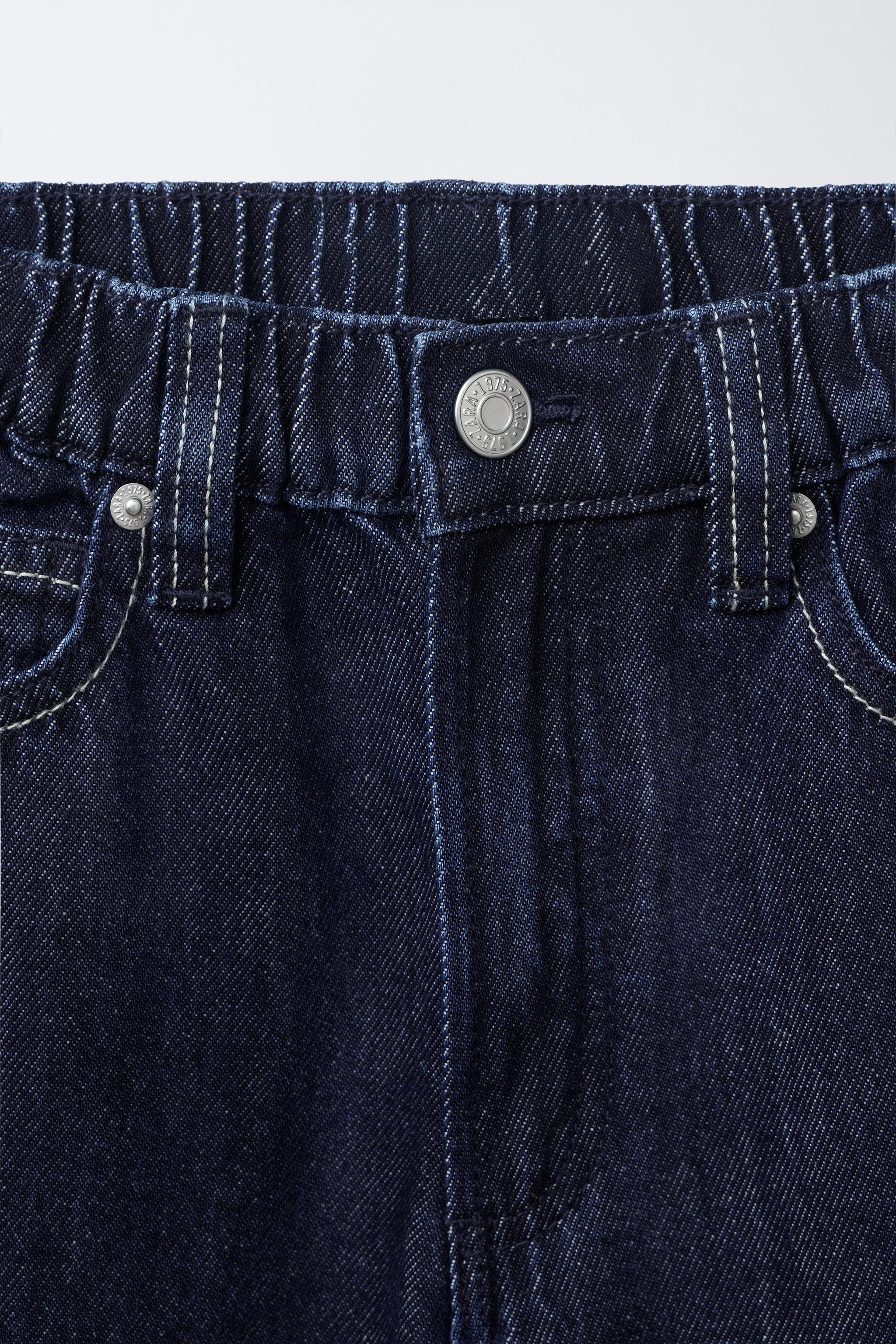 バルーンデニムパンツ - インディゴブルー | ZARA Japan / 日本