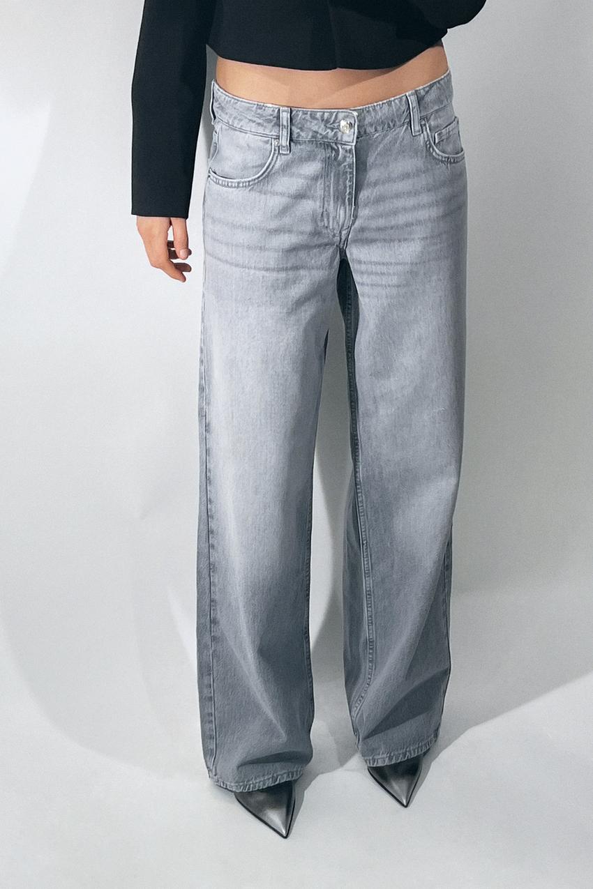 Wide Leg Zara Dupe Denim Pants - Society Boutique