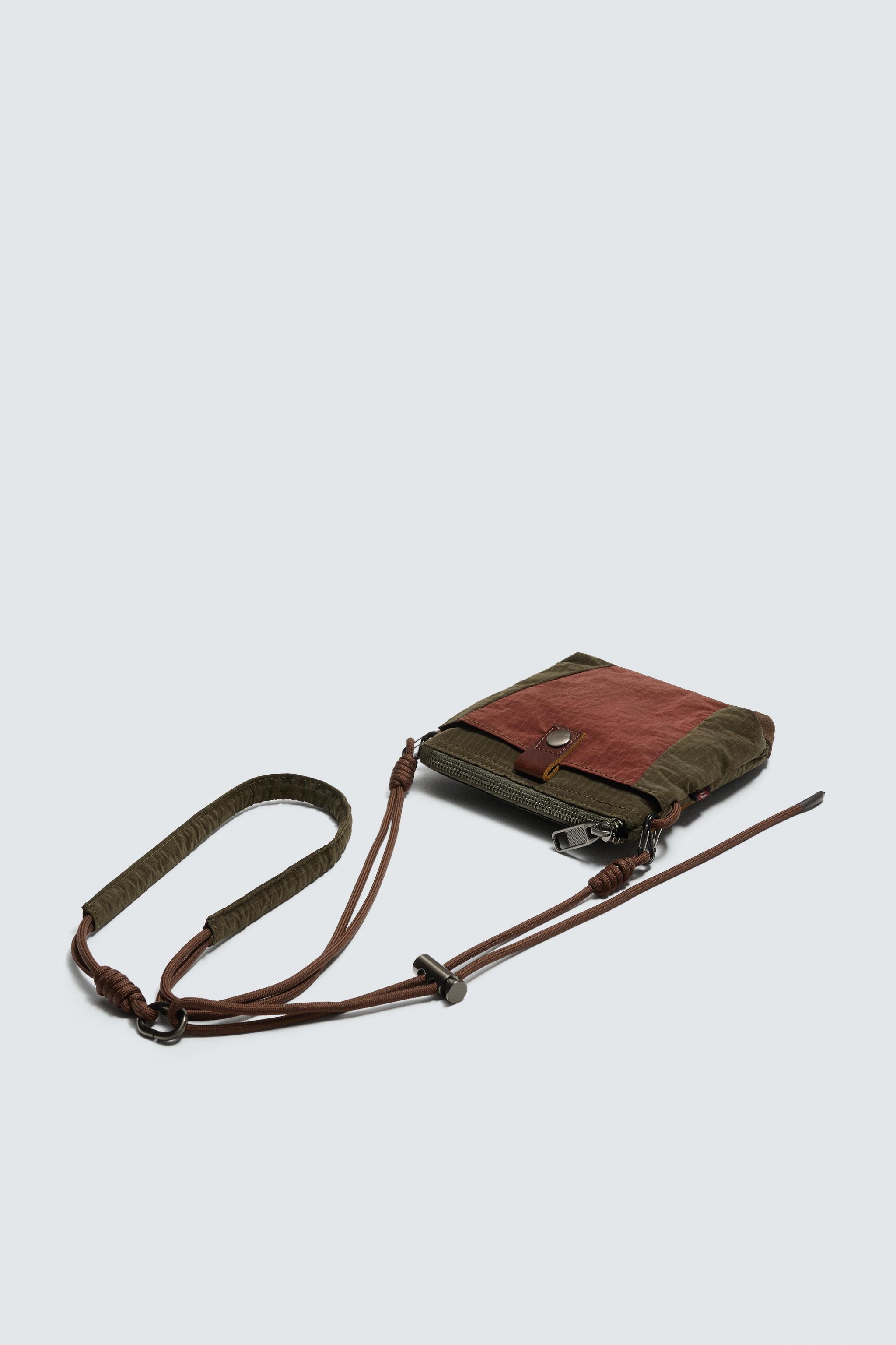 TECHNICAL CROSSBODY BAG WITH LEATHER DETAILS AARON LEVINE X ZARA