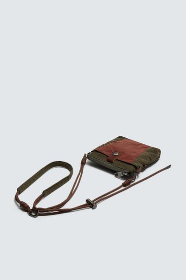 TECHNICAL CROSSBODY BAG WITH LEATHER DETAILS AARON LEVINE X ZARA - Multicoloured by Zara - Image 3