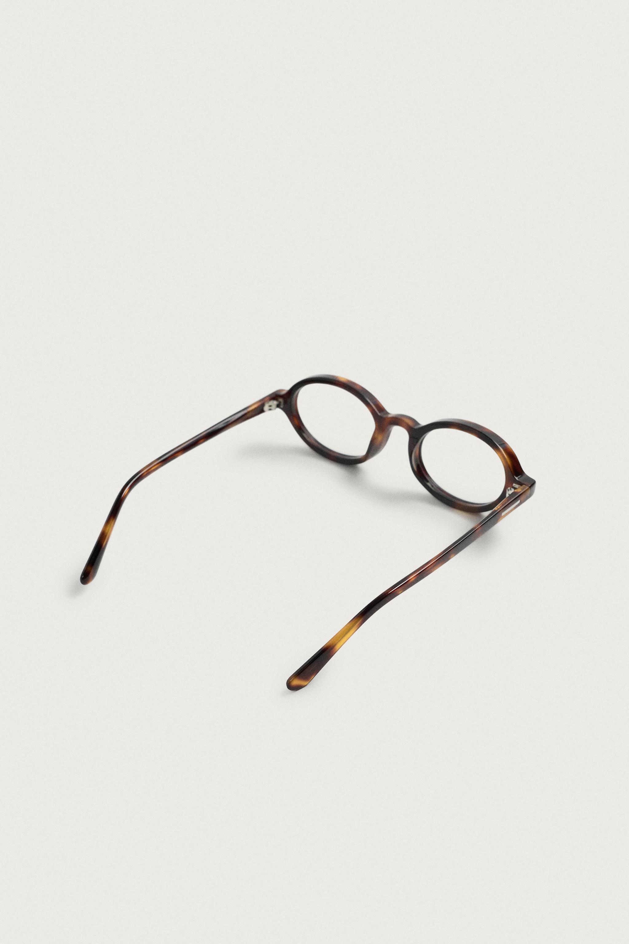 LUNETTES OVALES ASPECT ÉCAILLE