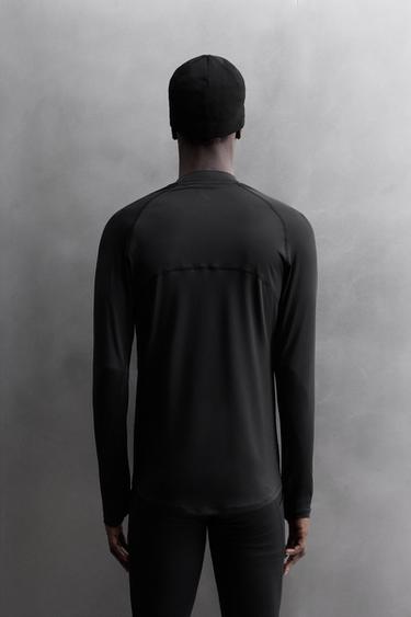 T-SHIRT RUNNING PREMIÈRE COUCHE - Noir de Zara - Image 2