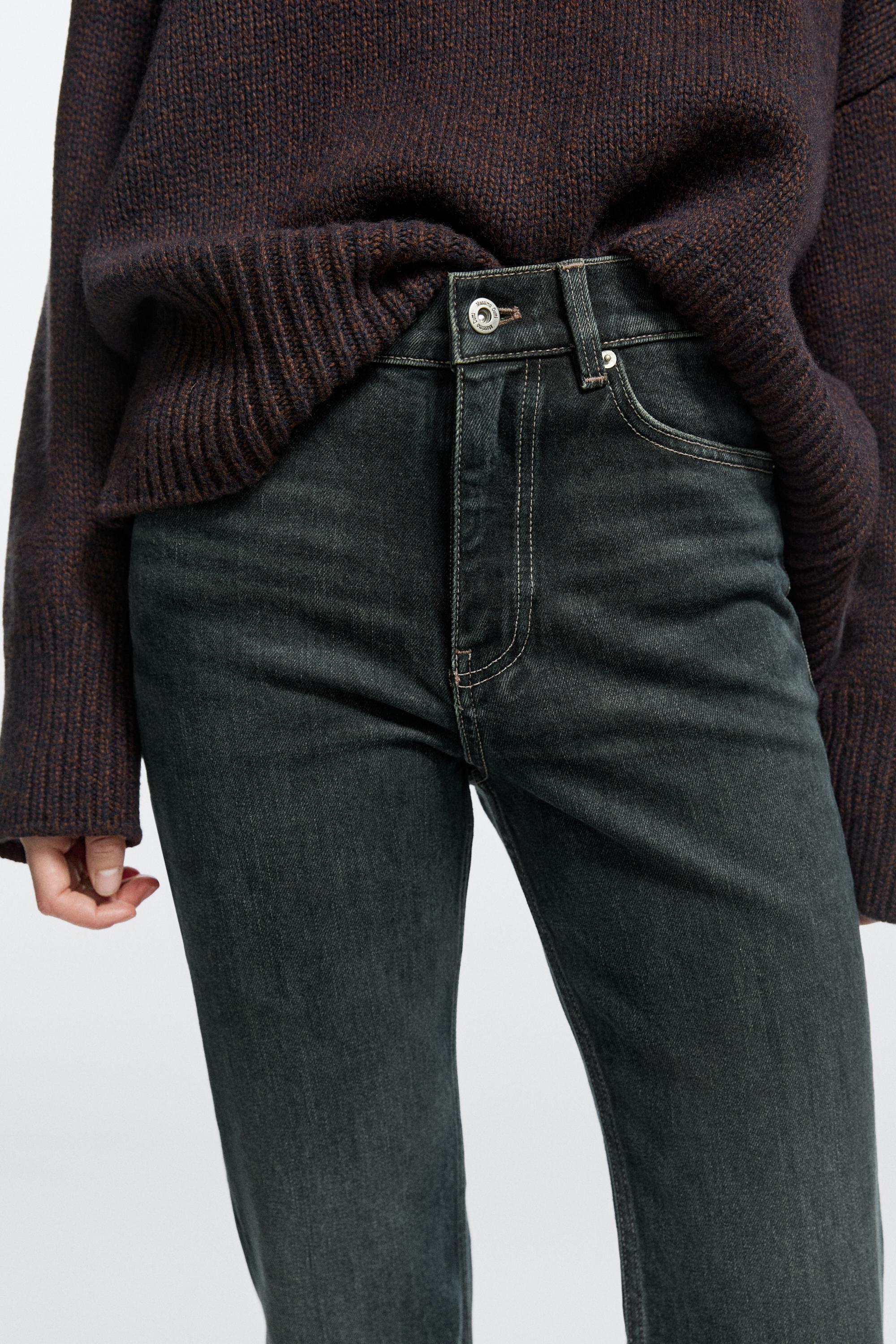 Jean flare taille moyenne