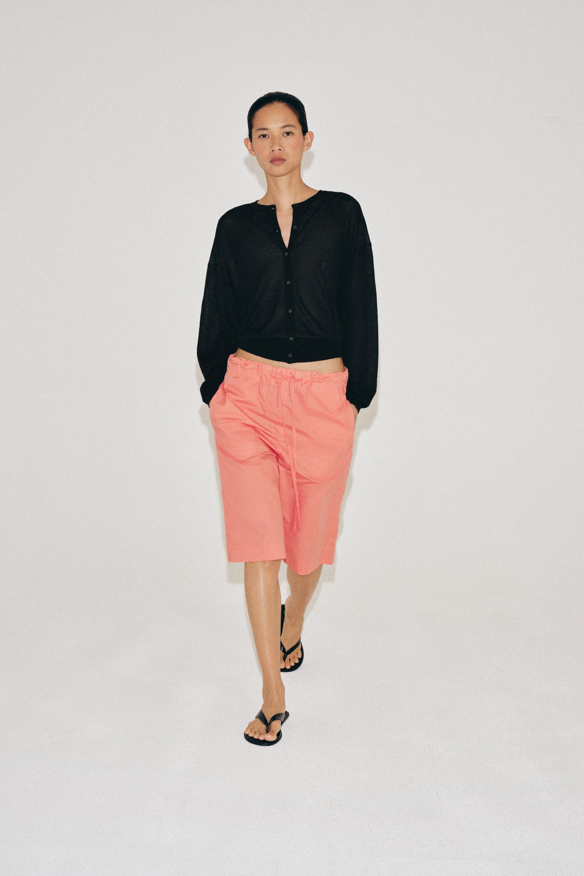 FINE KNIT CARDIGAN — Black