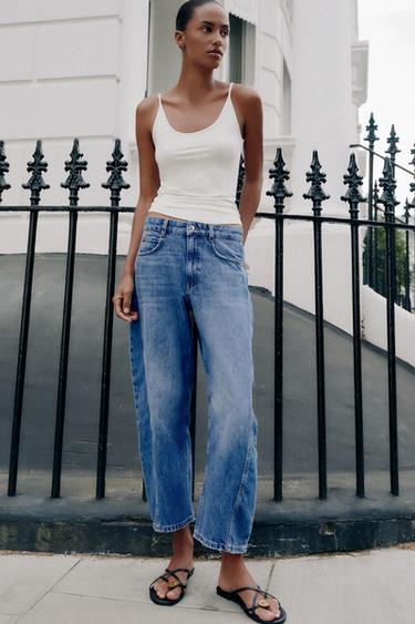 Zara FARMERKE Z1975 BARREL – mid-plava