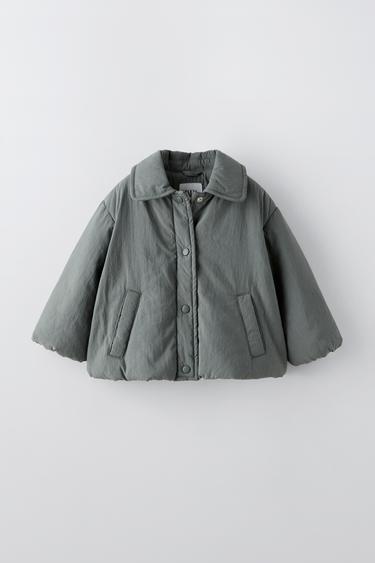 Zara NYLON JACKET - Blue / Gray - Image 0