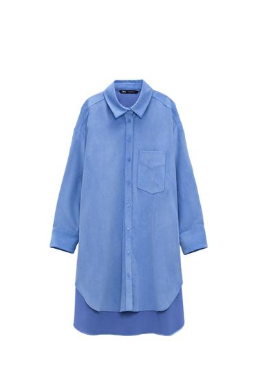 OVERSIZED NEEDLECORD SHIRT