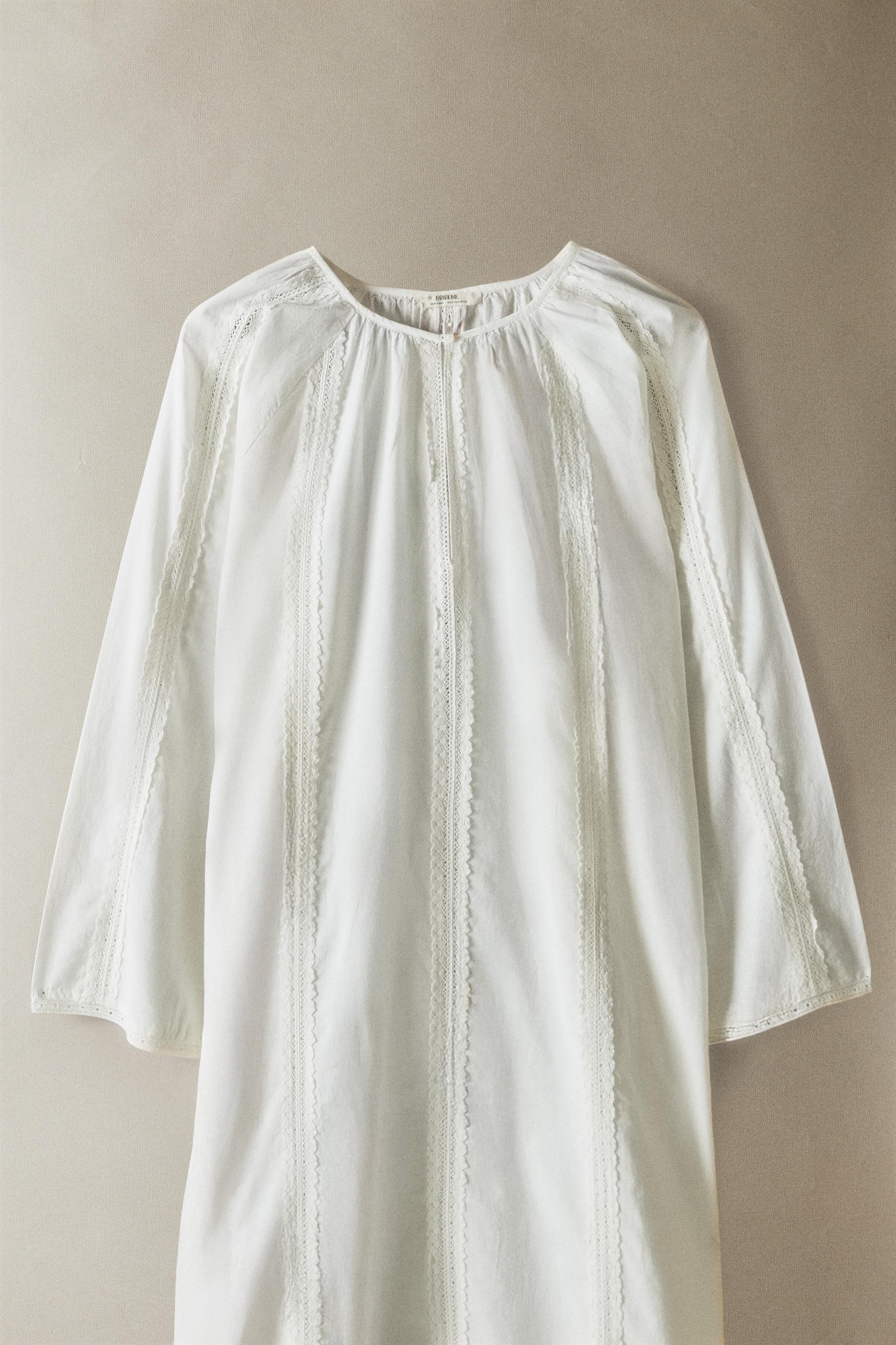 CHEMISE DE NUIT LONGUE DENTELLE