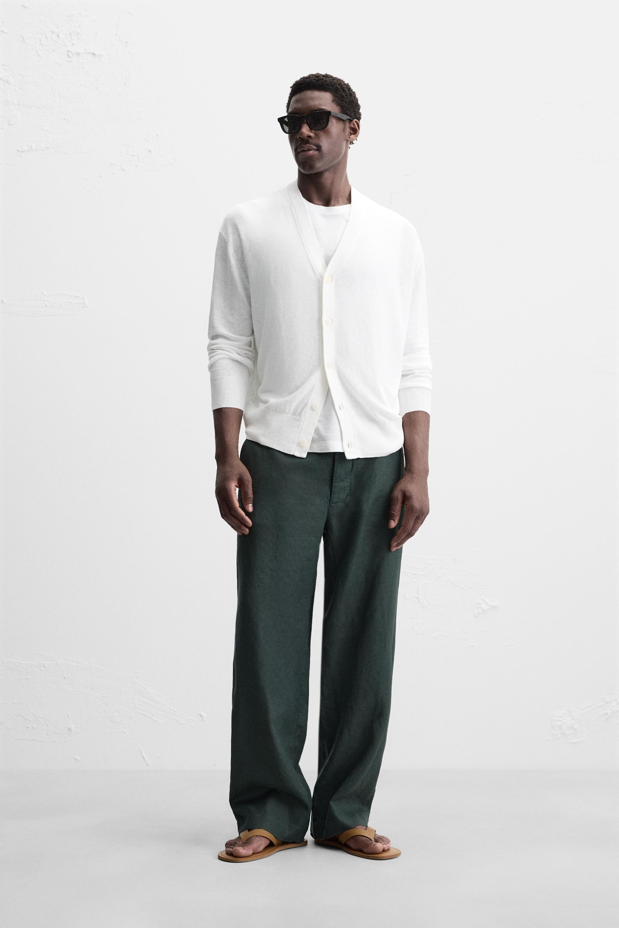 ［ZARA］100% ヘンプの軽量セーター 2142/419/250 LIGHTWEIGHT 100% HEMP SWEATER - White | ZARA United States