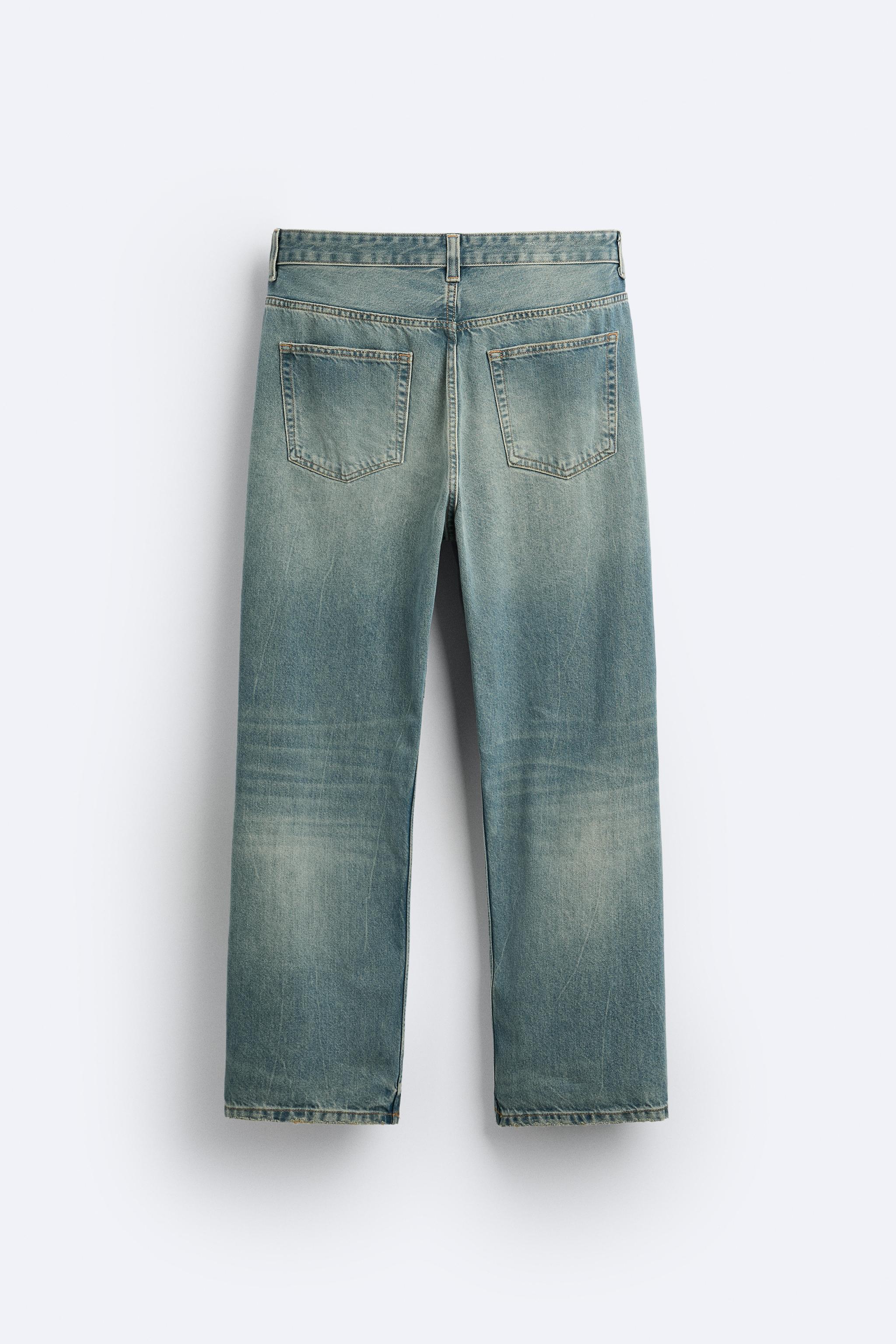 Zara blue jeans discount