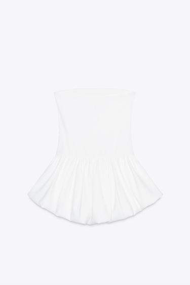 ROBE JUPE BALLON - Blanc de Zara - Image 7