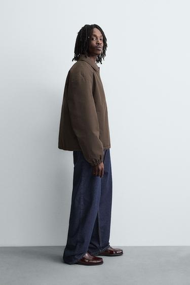TECHNICAL QUILTED JACKET - Brown by Zara - Image 3