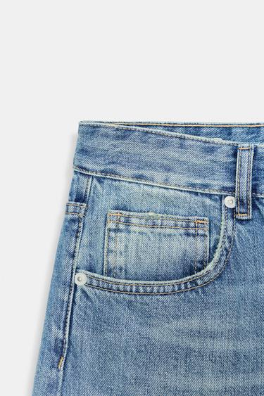 JEAN TRF WIDE LEG TAILLE HAUTE - Bleu de Zara - Image 7