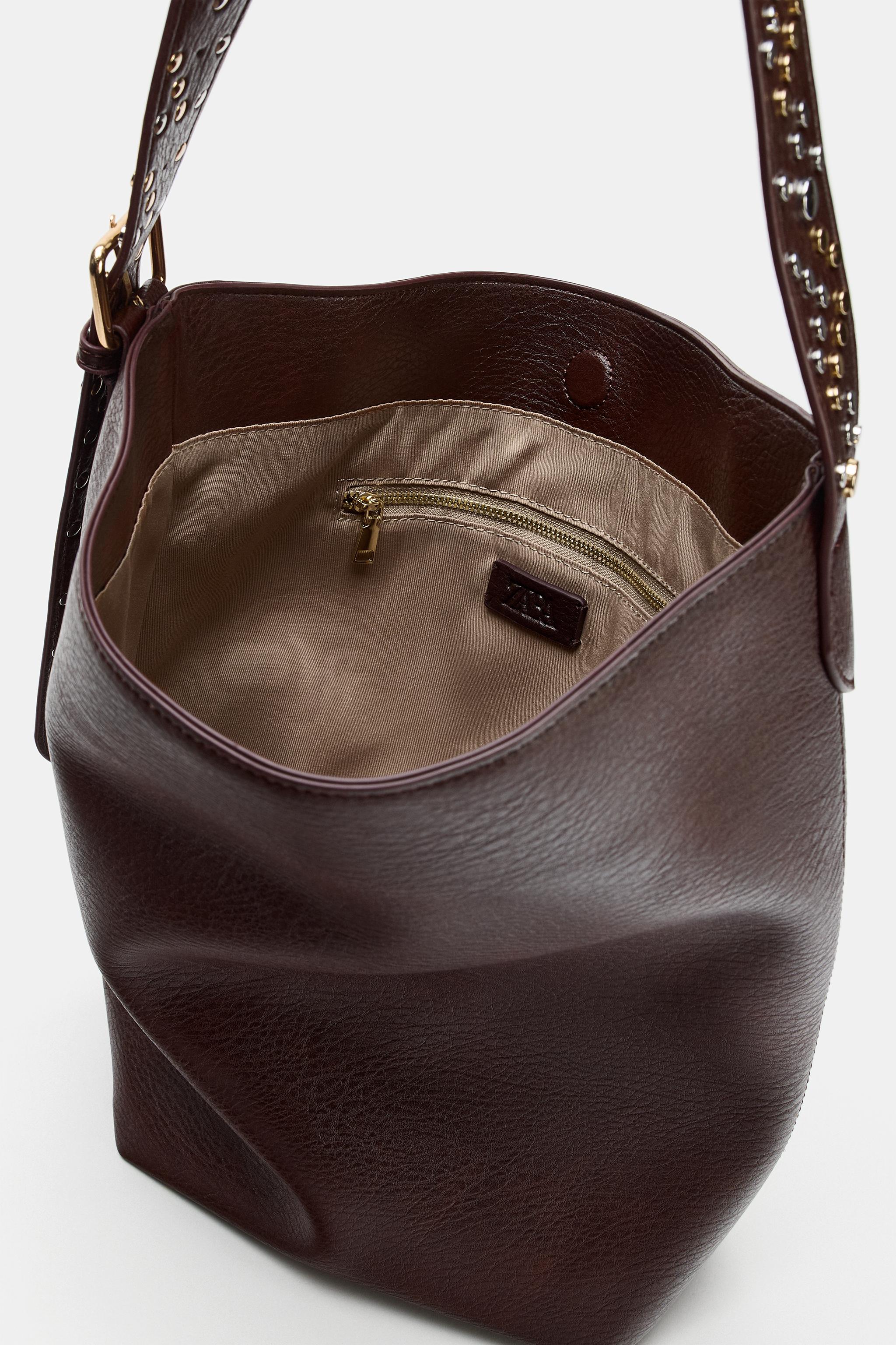 STUDDED SHOULDER BAG