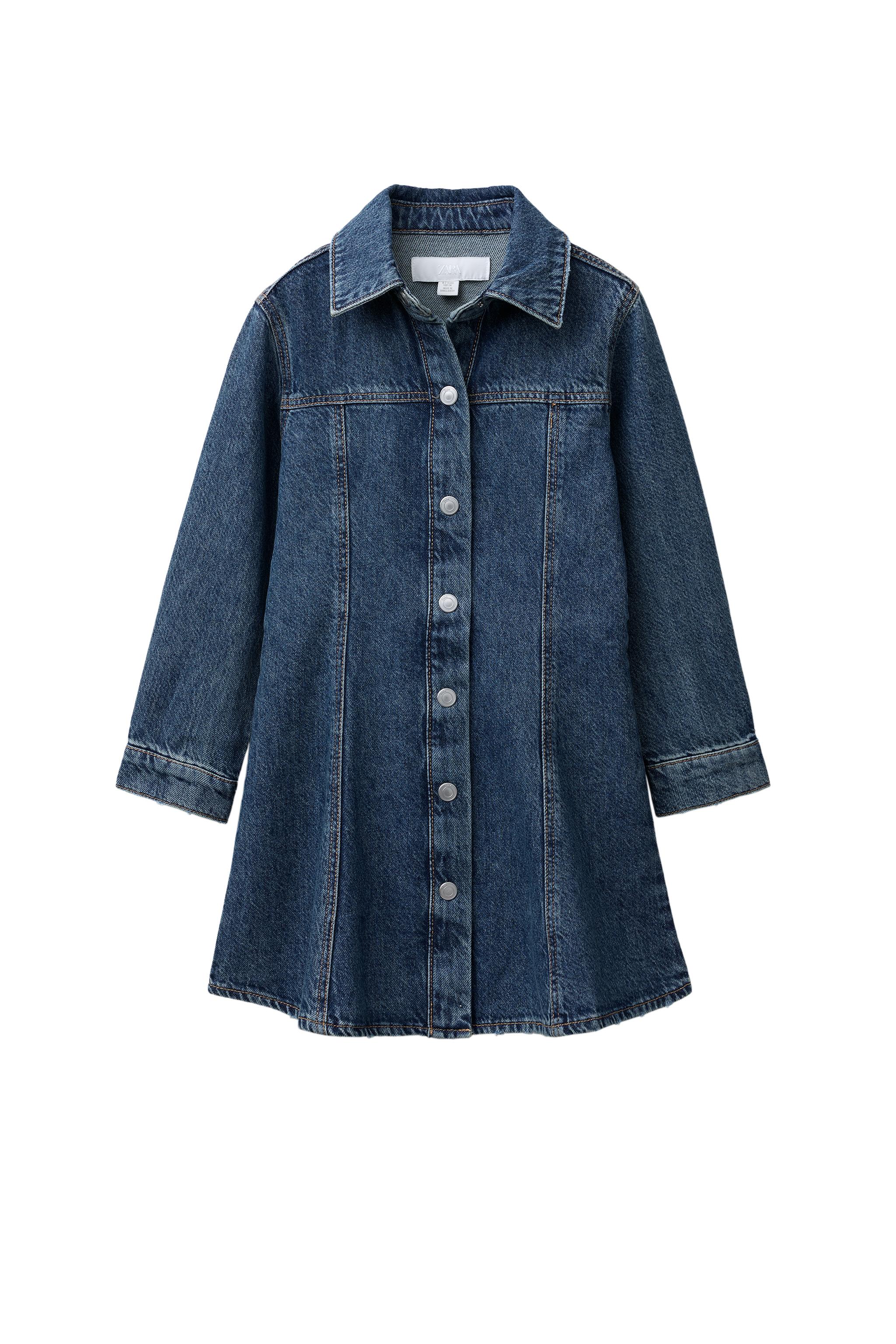 zara denim cut out dress Rodeo ZARA