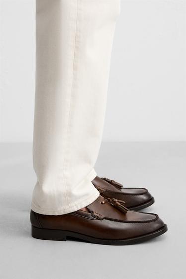 TASSEL DRESS LOAFERS - Brown by Zara - Image 0