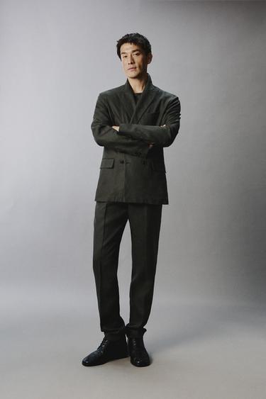 Zara 100% LINEN SUIT - 782 - Image 0