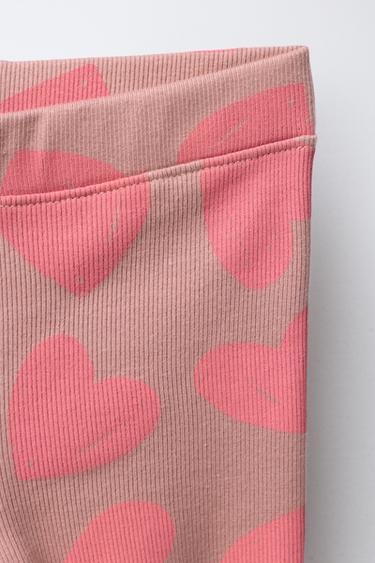 PRINTED JOGGING SWEATSHIRT AND LEGGINGS SET - Faded pink by Zara - Image 4