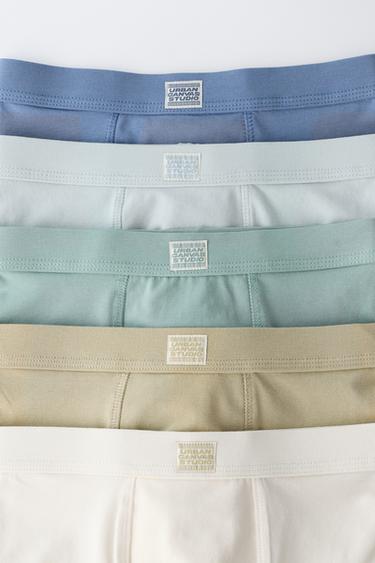 AGES 6-14 / 5-PACK OF LABEL BOXERS - Multicoloured by Zara - Image 1