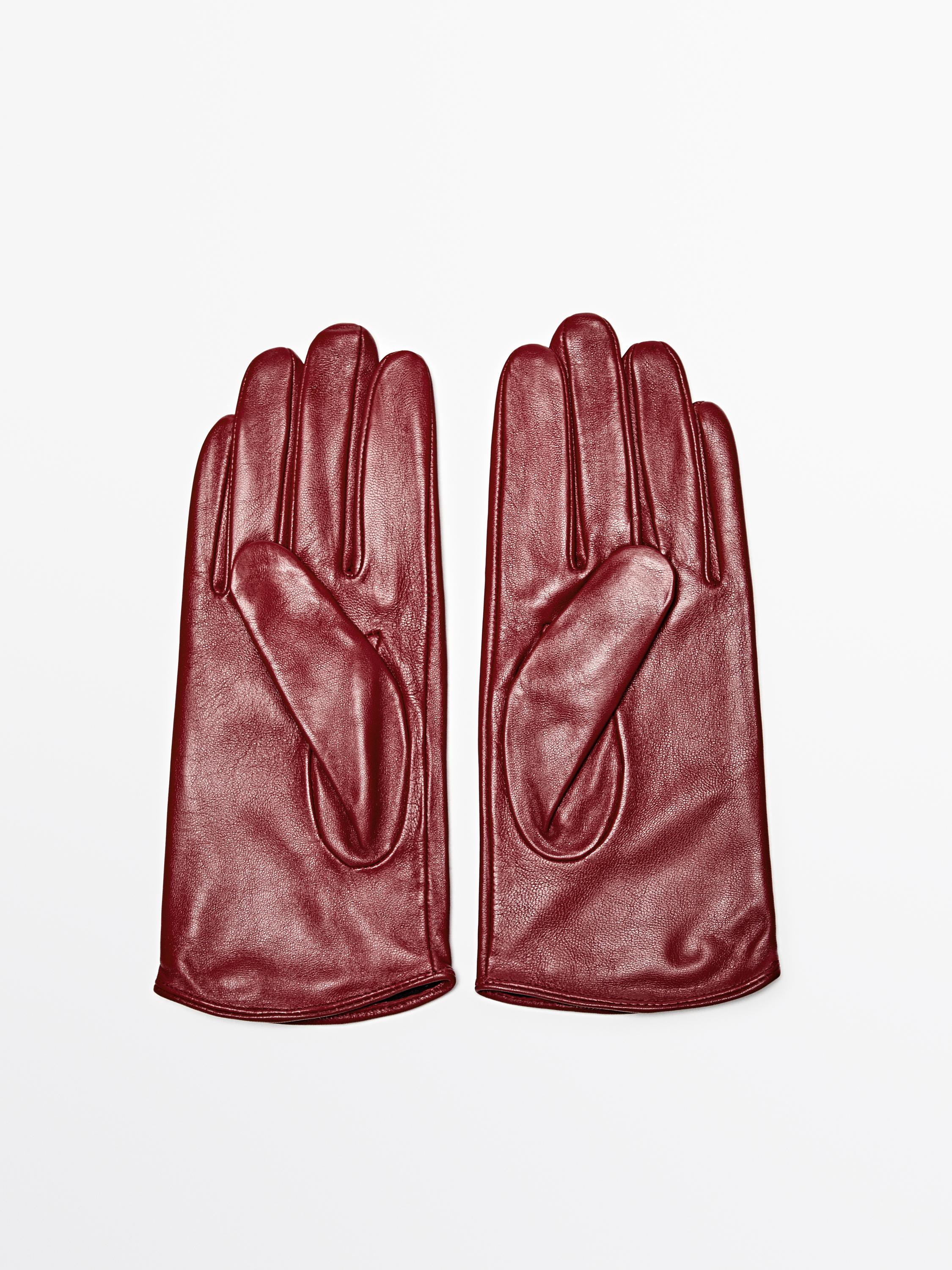 Gants en cuir nappa