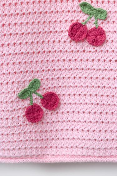 PULL EN MAILLE CERISES - Rose de Zara - Image 3