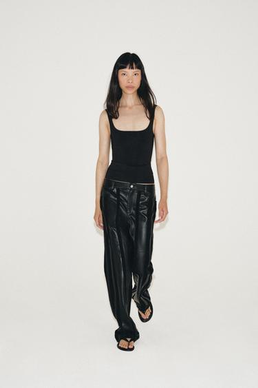 TOP DE TIRANTS POLIAMIDA - Negre de Zara