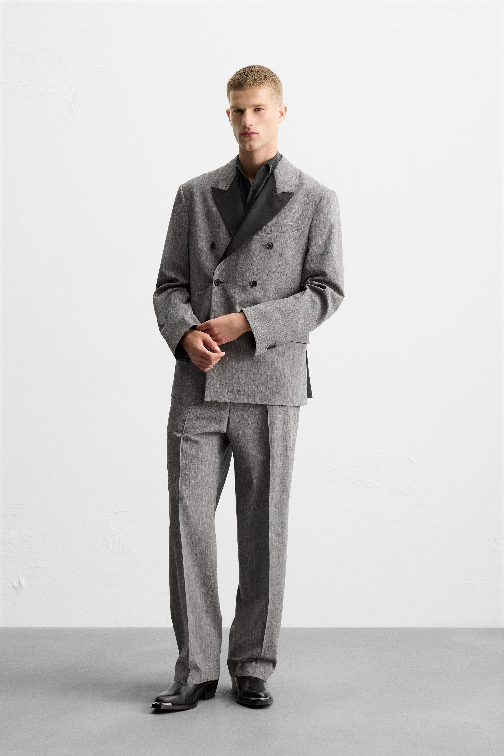 ZARA ダブルブレストボアコート グレー m98532178401_1.jpg?1745483720