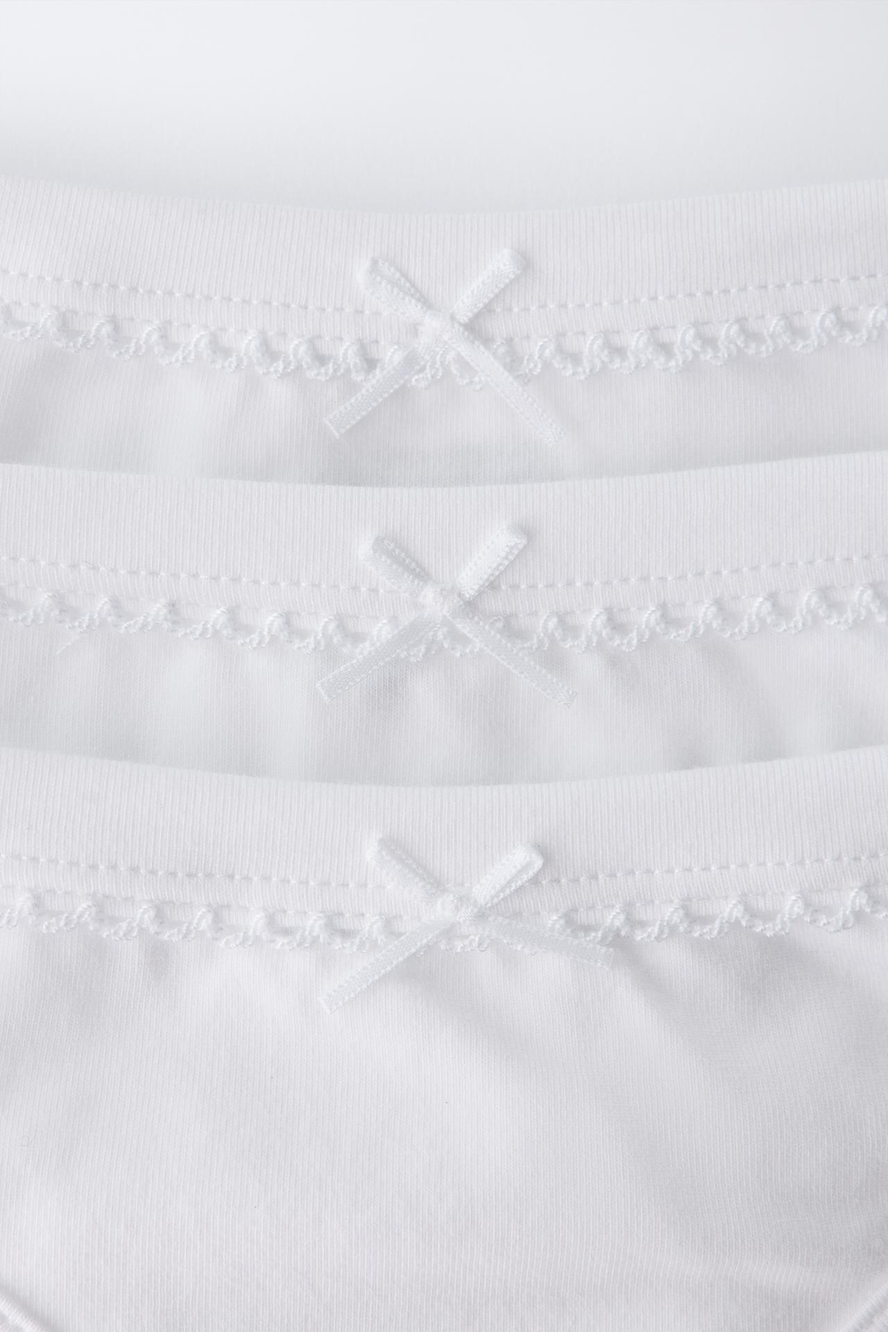 1 1/2-6 YEARS/ THREE-PACK OF BASIC UNDERWEAR — White