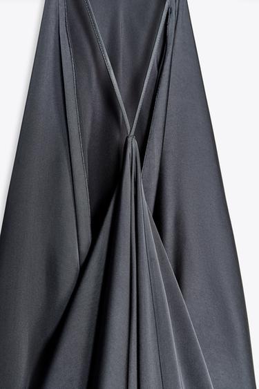 ZW COLLECTION SATIN DRESS - Petrol blue de Zara - Image 11