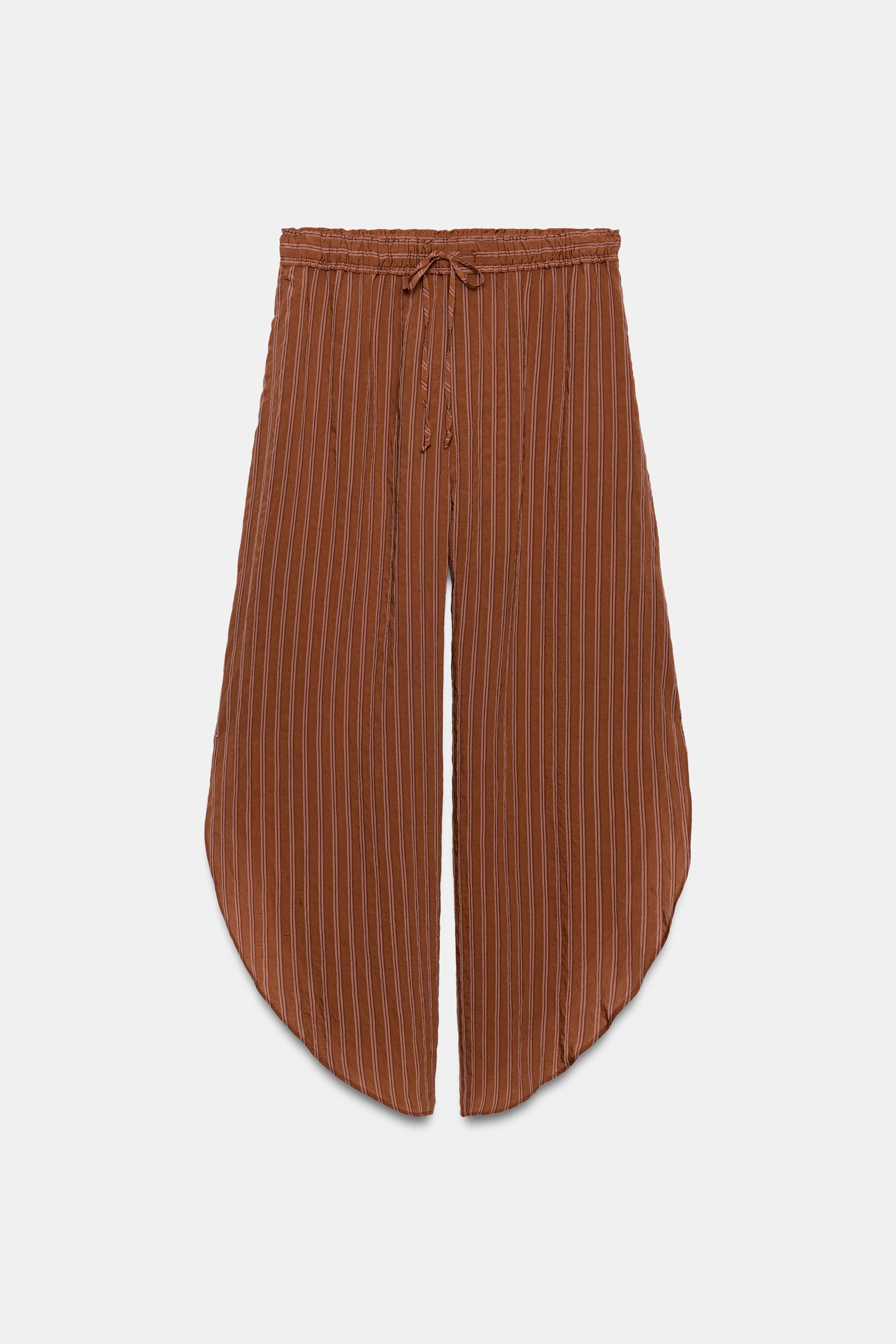 Женские брюки Zara ZW COLLECTION SIDE VENT TROUSERS — фото 5
