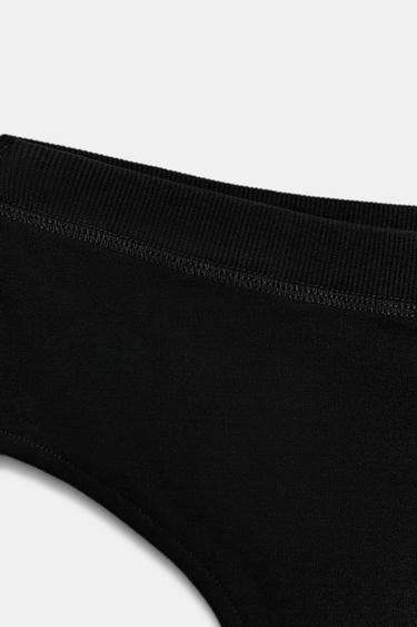 T-SHIRT COL BATEAU - Noir de Zara - Image 8