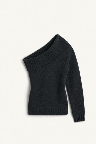 SMMTRC SLV KNT SWTR - Anthracite grey by Zara