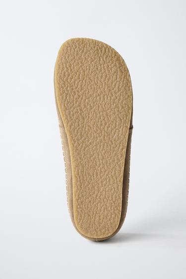 CHAUSSURES BAREFOOT EN CUIR - Marron sable de Zara - Image 7