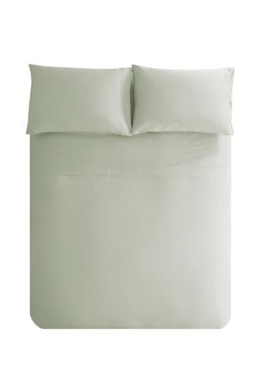 SATEEN DUVET COVER (300 THREAD COUNT) - Mint by Zara