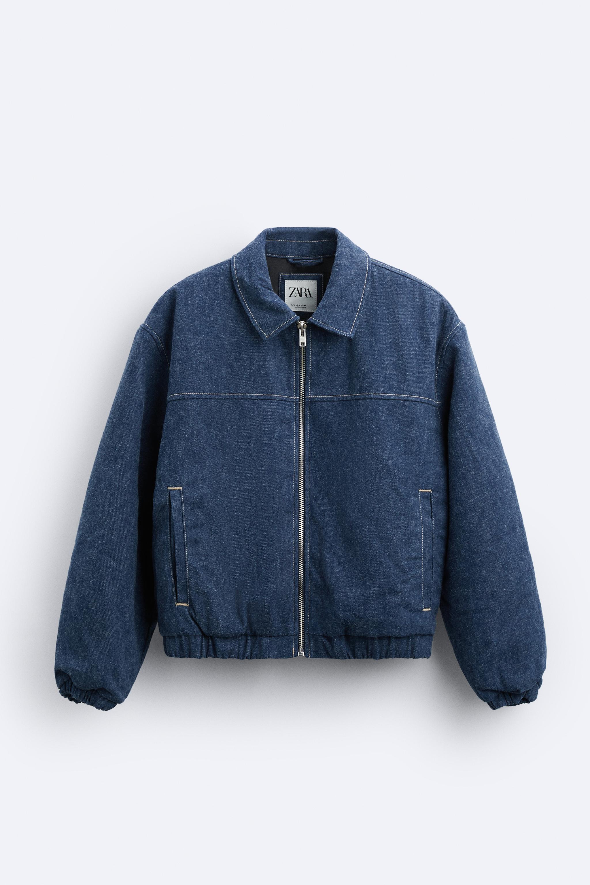 Denim jacket clearance with patches zara