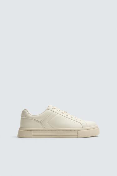 MONOCHROME CHUNKY TRAINERS - Bone White by Zara - Image 0