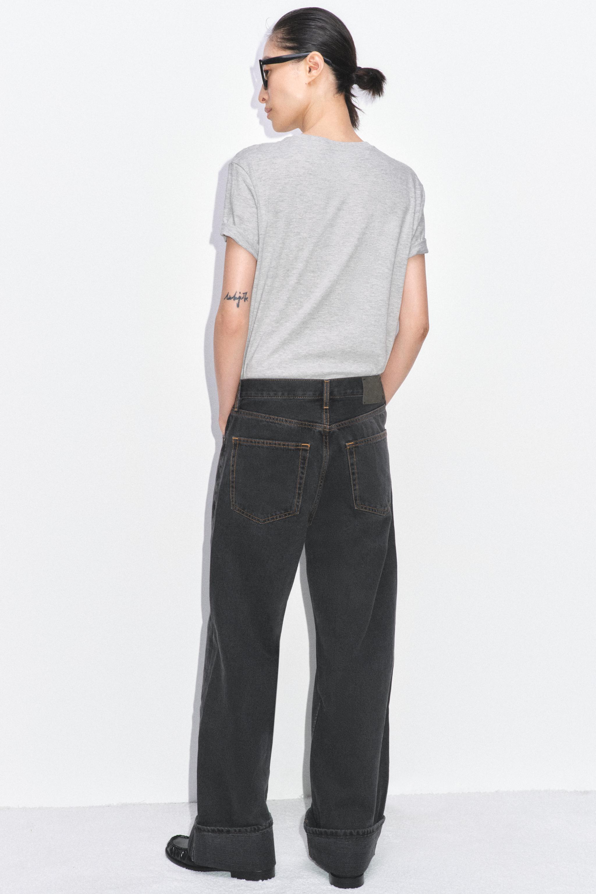 ZW COLLECTION MID-RISE BAGGY JEANS