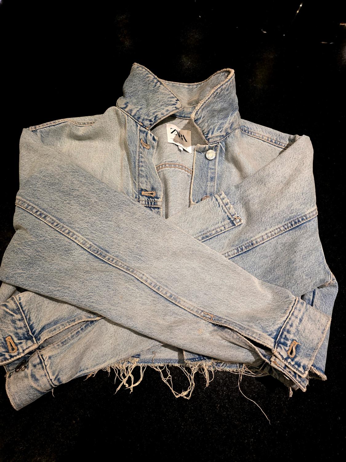 TRF CROP DENIM JACKET - Image 6