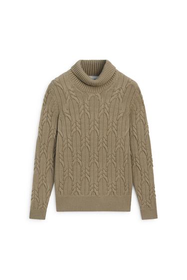 100% wool cable-knit sweater - LIMITED EDITION — Beige 2