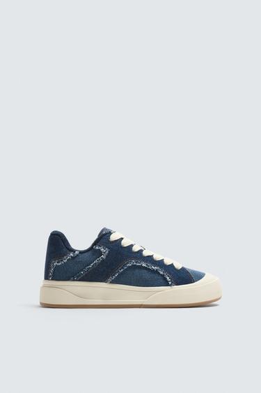 ZAPATILLA DENIM SKATE - Azul de Zara
