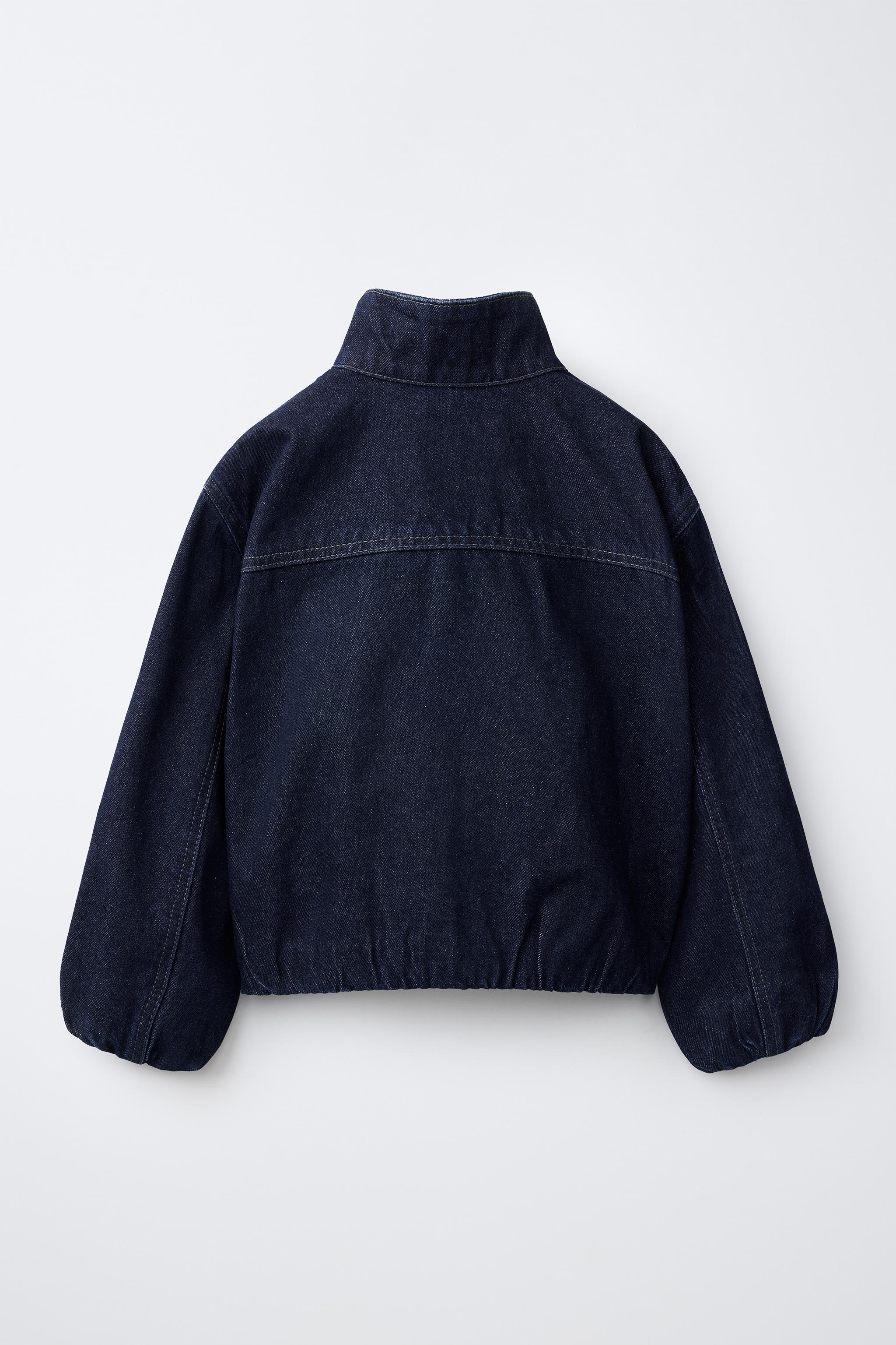 Детские куртки Zara BALLOON DENIM JACKET — фото 3