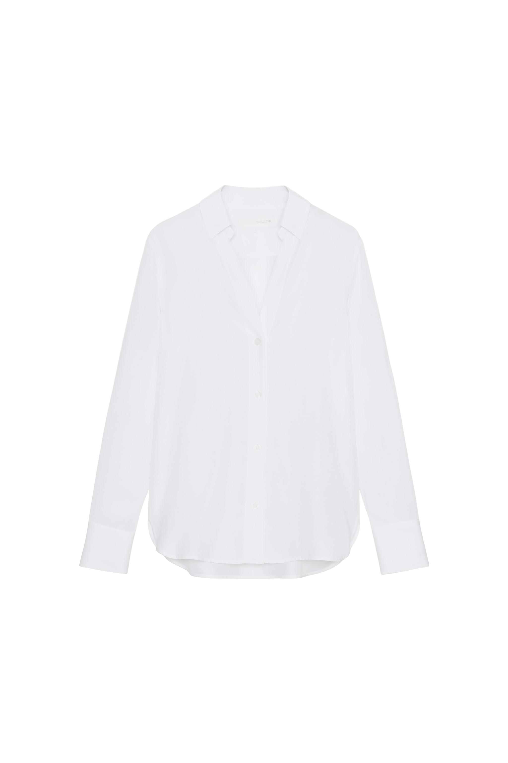 CAMISA FLUIDA ZW COLLECTION - Branco | ZARA Brasil