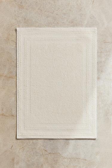 TAPIS DE BAIN COTON ANTIDÉRAPANT - Ivoire de Zara