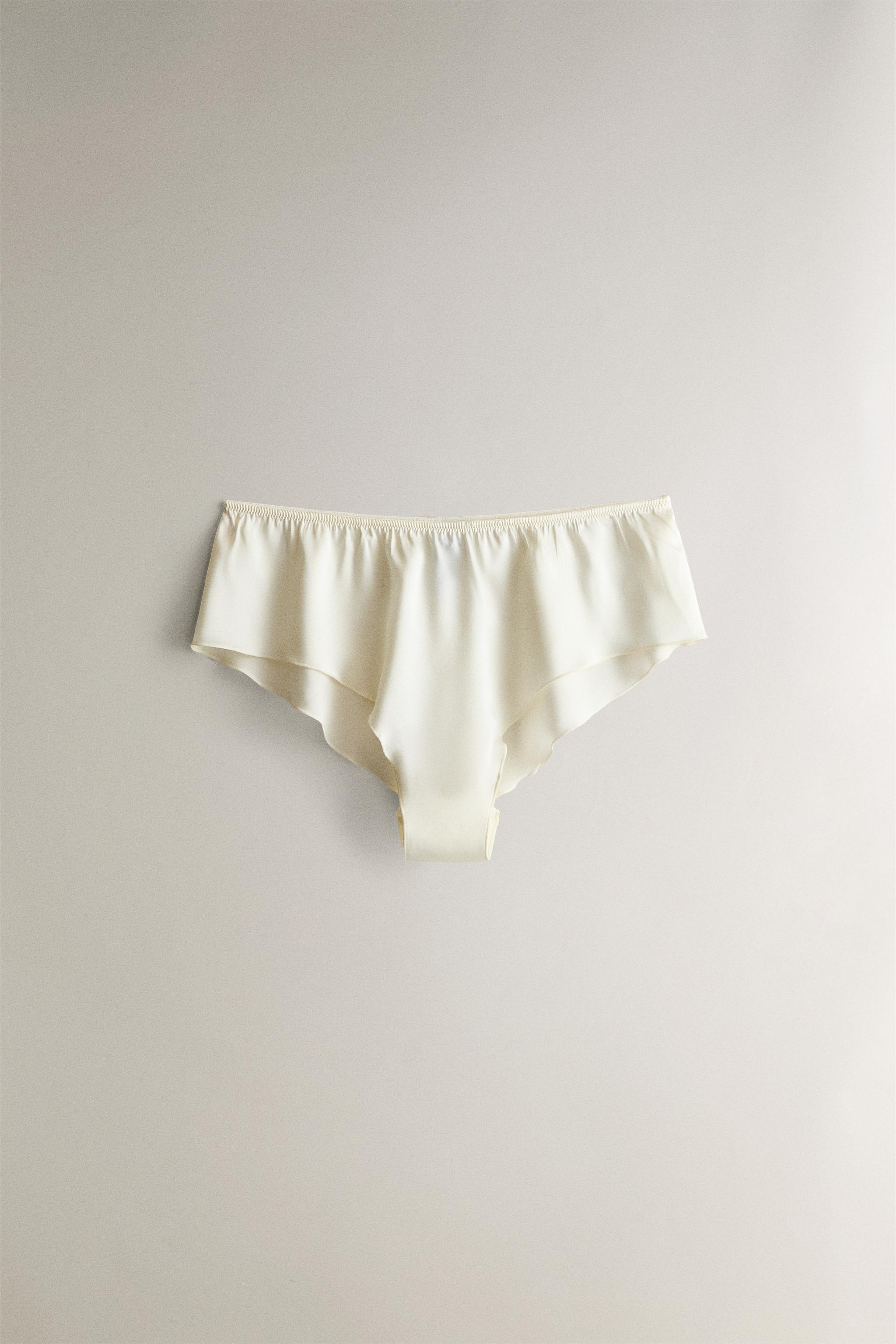 MULBERRY SILK BABY TROUSERS — Ecru